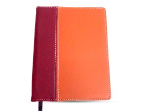 Agenda Bidiaria Junior Permanente Vino Naranja