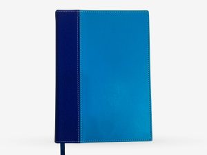 Agenda Bidiaria Permanente Azul Oscuro Azul Cyan