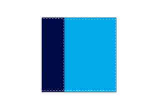 Agenda Ejecutiva Semanal Horizontal Senior Azul oscuro Azul Cyan