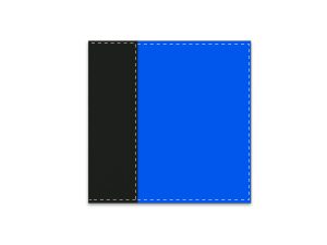 Agenda Ejecutiva Semanal Horizontal Senior Negro Azul Rey