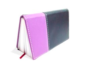 Agenda Ejecutiva Semanal Tipo Chequera Morado Negro