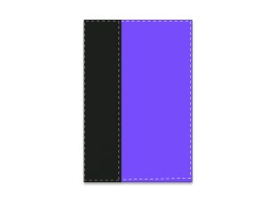 Agenda Ejecutiva Semanal Vertical Junior Negro Morado